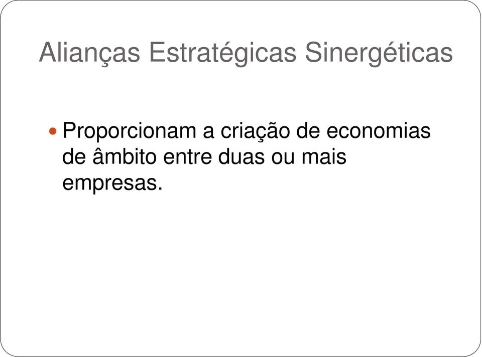 criação de economias de