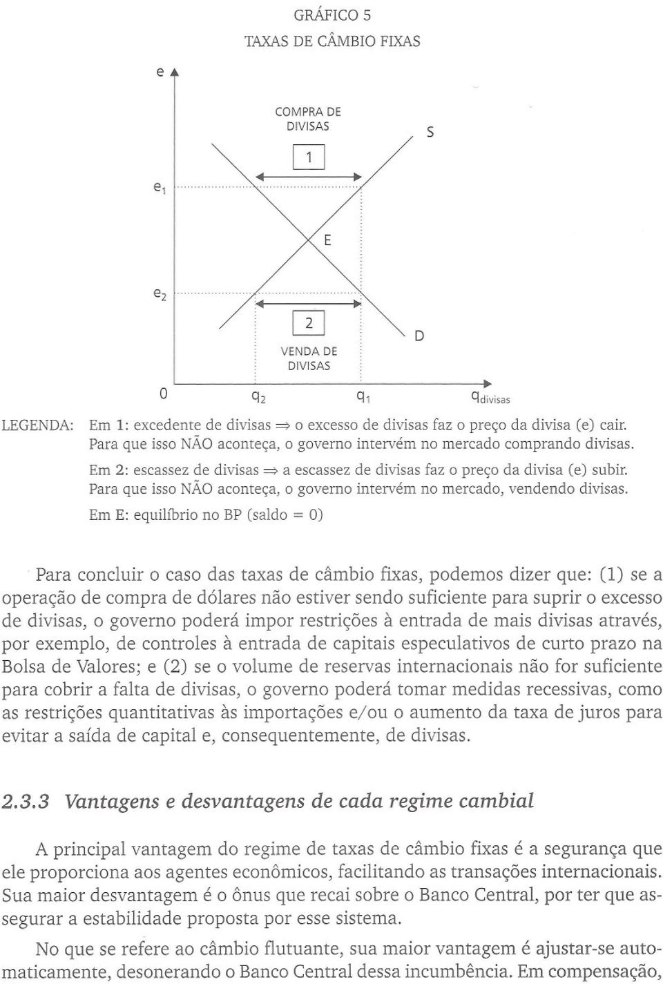 Para que isso NÃO aconteça, o governo intervém no mercado, vendendo divisas.