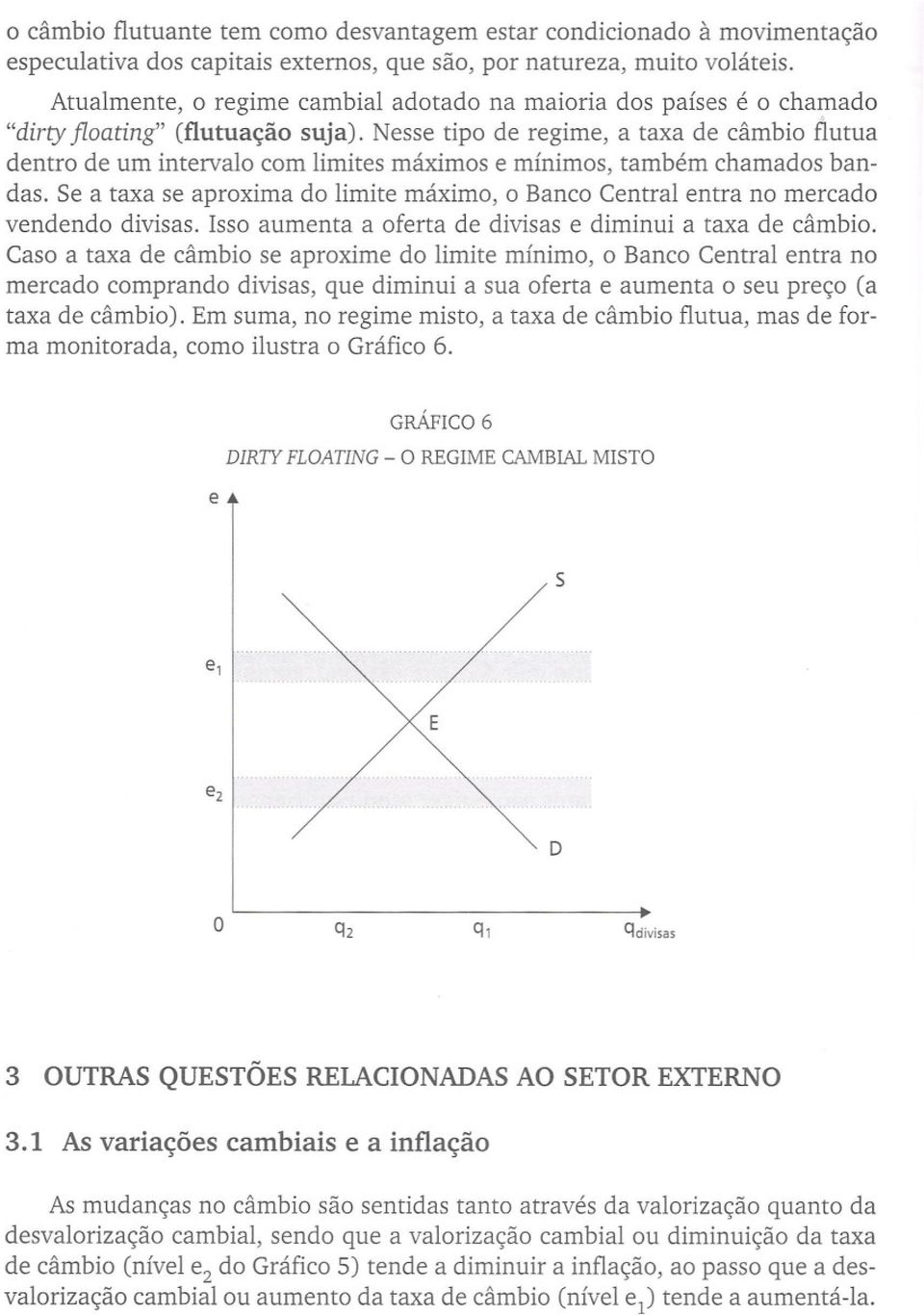 Nesse tipo de regime, a taxa de câmbio flutua dentro de um intervalo com limites máximos e mínimos, também chamados bandas.