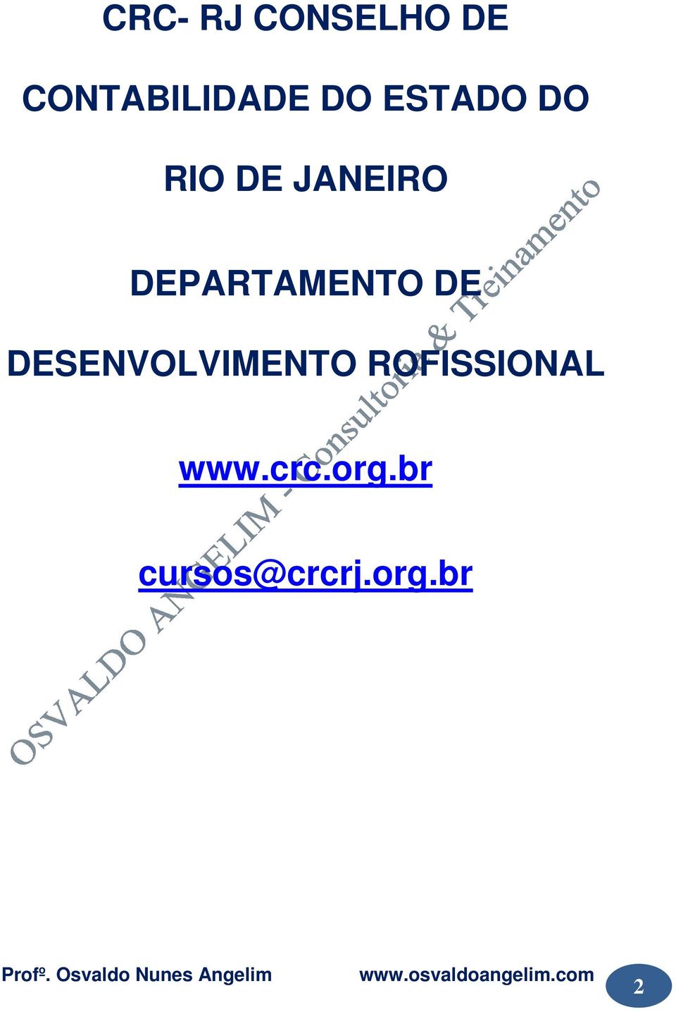 DEPARTAMENTO DE DESENVOLVIMENTO