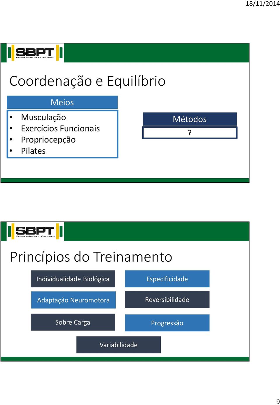 Princípios do Treinamento Individualidade Biológica