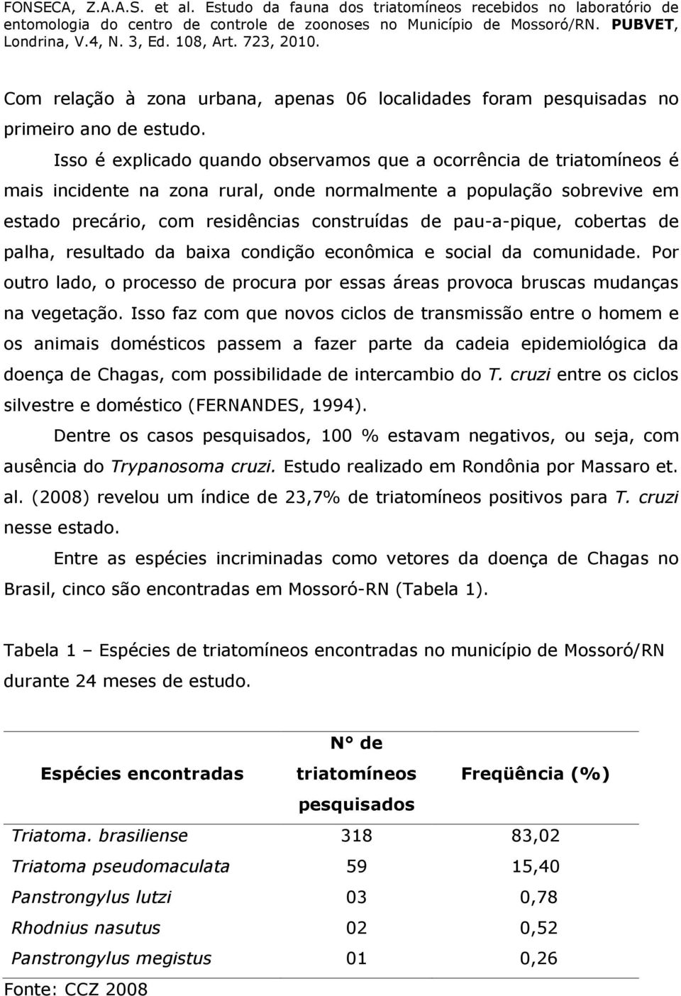 pau-a-pique, cobertas de palha, resultado da baixa condição econômica e social da comunidade. Por outro lado, o processo de procura por essas áreas provoca bruscas mudanças na vegetação.