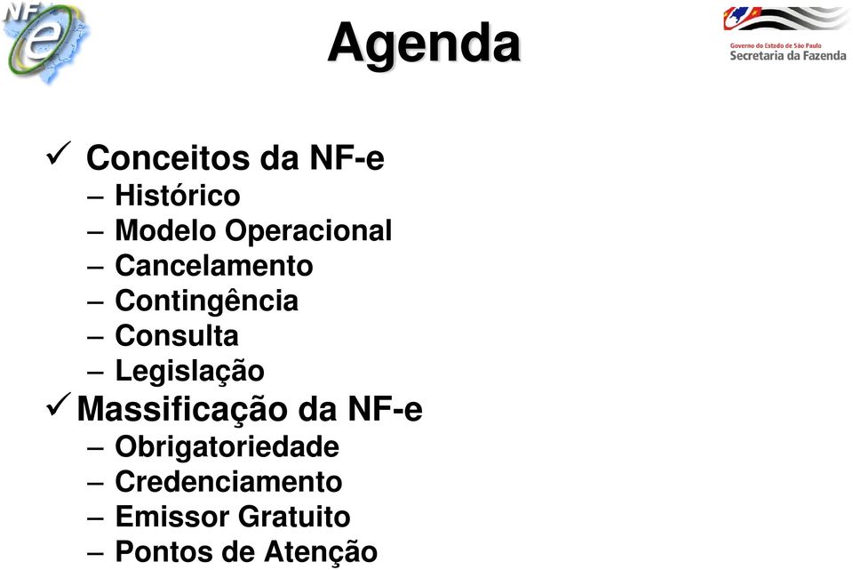 Legislação Massificação da NF-e