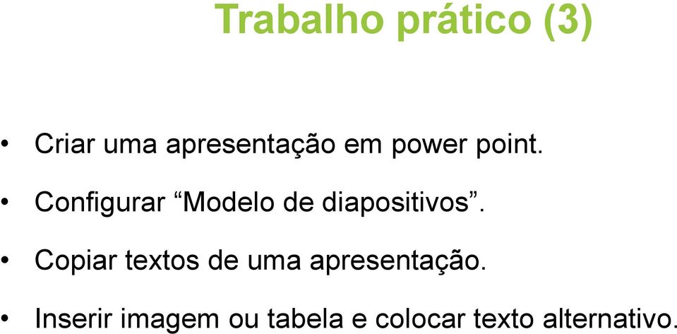 Configurar Modelo de diapositivos.