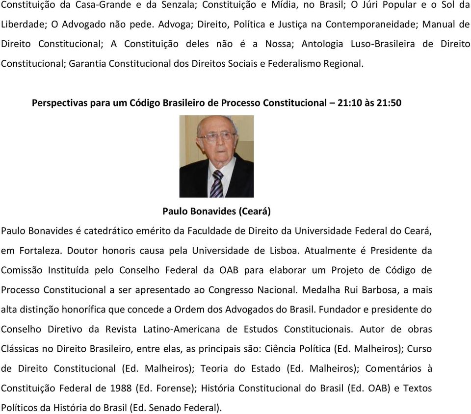 Constitucional dos Direitos Sociais e Federalismo Regional.