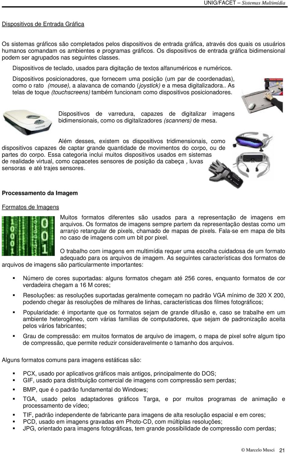 Dispositivos posicionadores, que fornecem uma posição (um par de coordenadas), como o rato (mouse), a alavanca de comando (joystick) e a mesa digitalizadora.