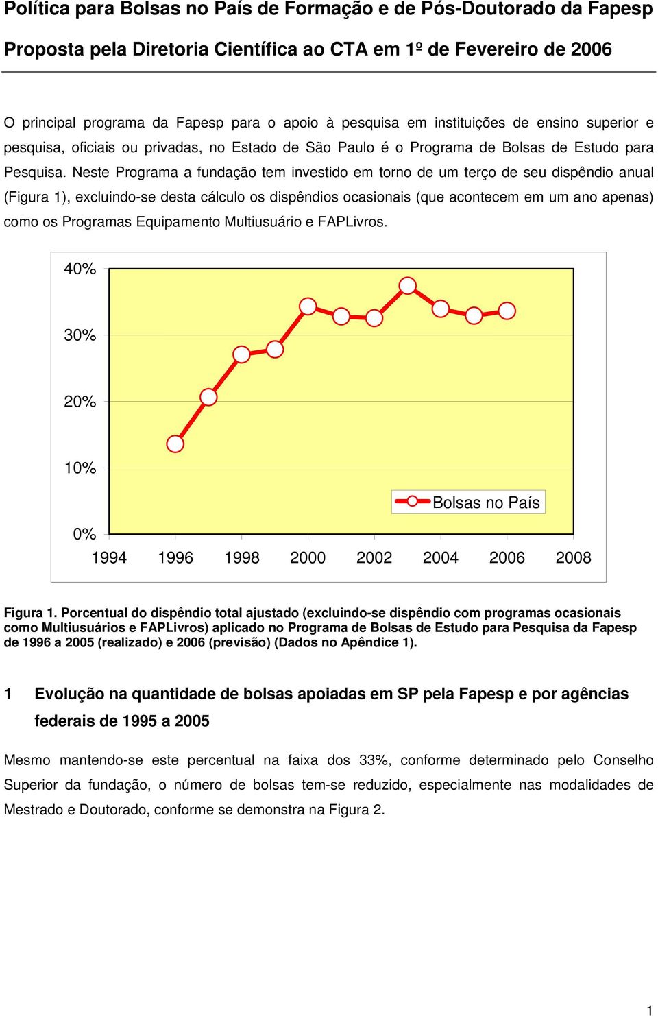 Neste Programa a fundação tem investido em torno de um terço de seu dispêndio anual (Figura 1), excluindo-se desta cálculo os dispêndios ocasionais (que acontecem em um ano apenas) como os Programas