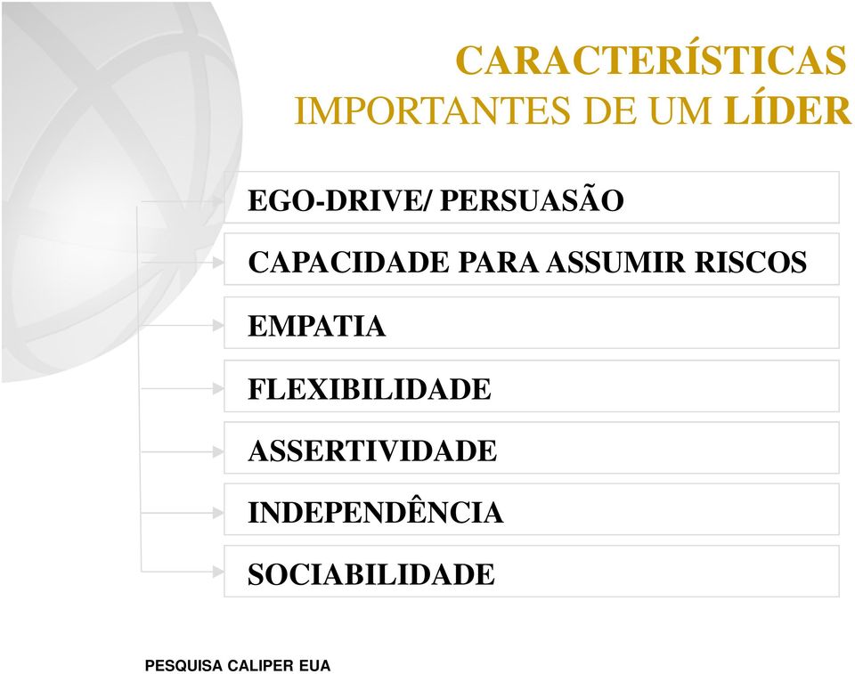 ASSUMIR RISCOS EMPATIA FLEXIBILIDADE