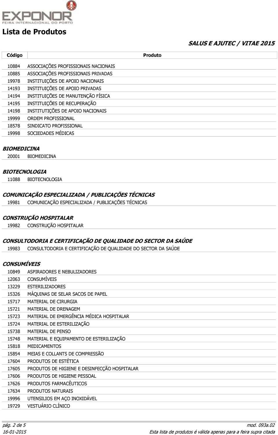 11088 BIOTECNOLOGIA COMUNICAÇÃO ESPECIALIZADA / PUBLICAÇÕES TÉCNICAS 19981 COMUNICAÇÃO ESPECIALIZADA / PUBLICAÇÕES TÉCNICAS CONSTRUÇÃO HOSPITALAR 19982 CONSTRUÇÃO HOSPITALAR CONSULTODORIA E