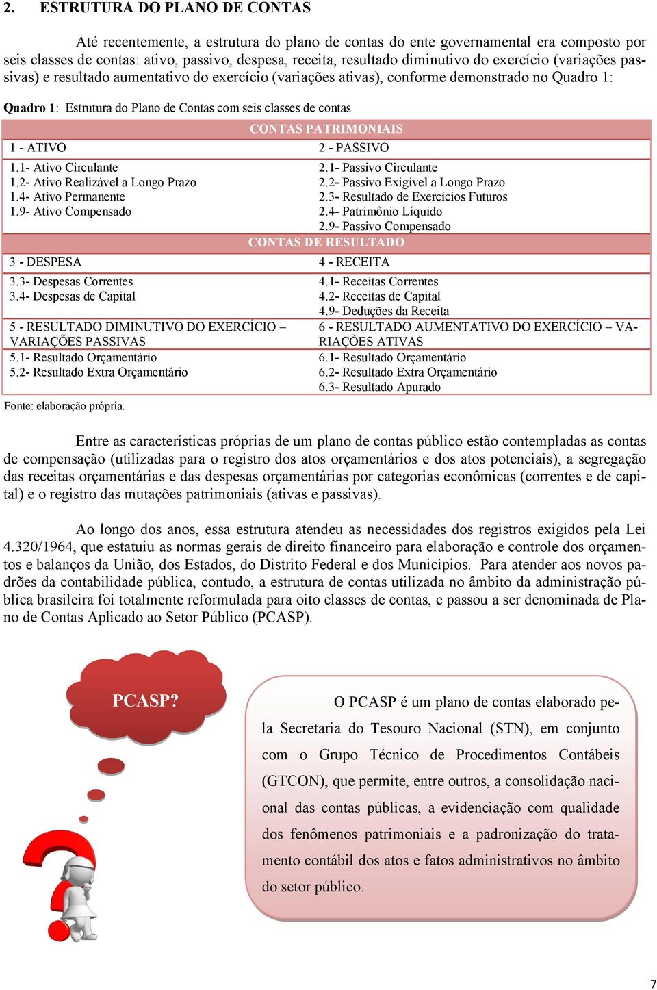 PATRIMONIAIS 1 - ATIVO 2 - PASSIVO 1.1- Ativo Circulante 1.2- Ativo Realizável a Longo Prazo 1.4- Ativo Permanente 1.9- Ativo Compensado 2.1- Passivo Circulante 2.2- Passivo Exigível a Longo Prazo 2.