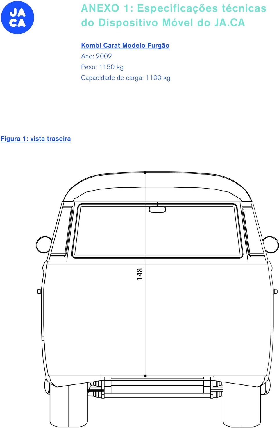 CA Kombi Carat Modelo Furgão Ano: 2002