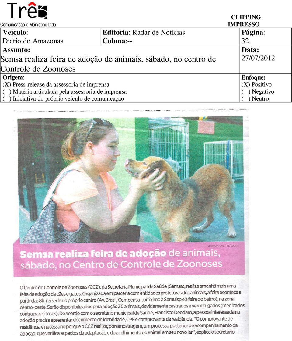 feira de adoção de animais, sábado,