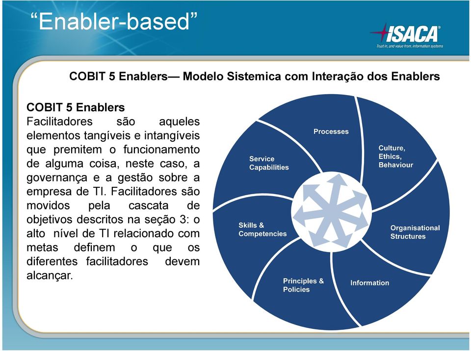 governança e a gestão sobre a empresa de TI.