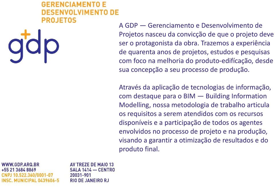 produção.