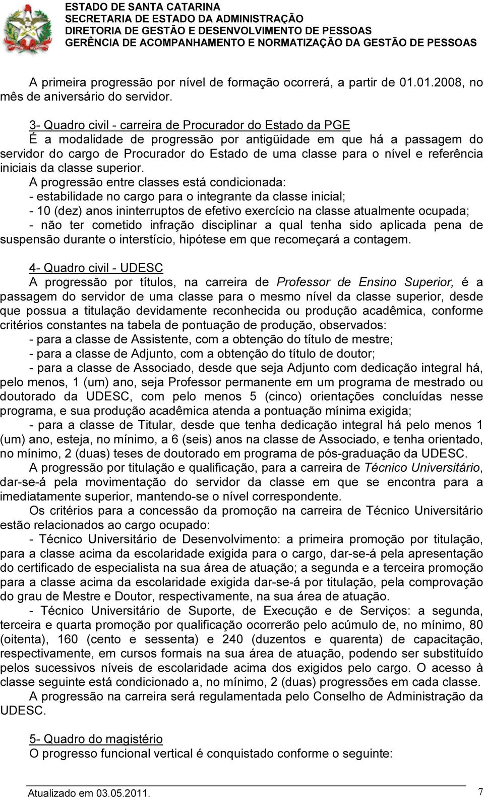 referência iniciais da classe superior.