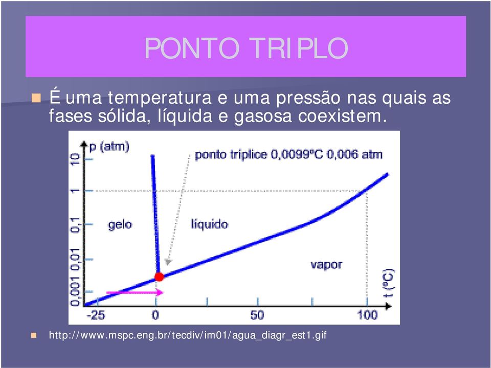 líquida e gasosa coexistem. http://www.