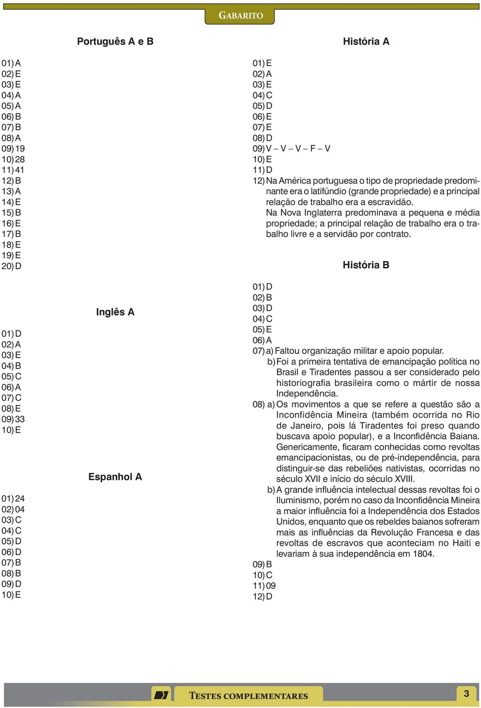 Na Nova Inglaterra predominava a pequena e média propriedade; a principal relação de trabalho era o trabalho livre e a servidão por contrato.