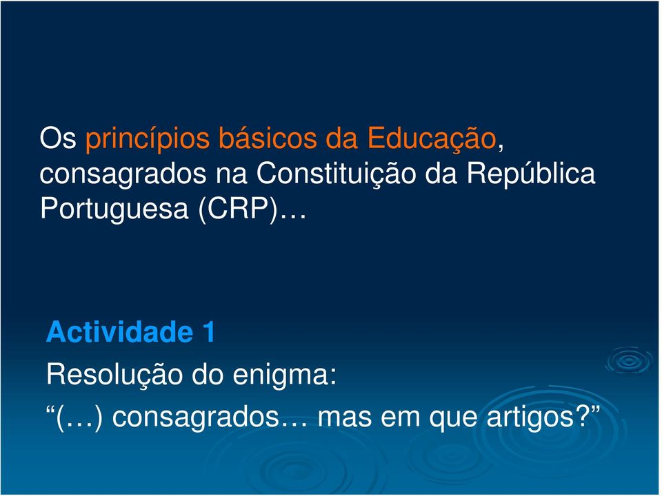 Portuguesa (CRP) Actividade 1 Resolução