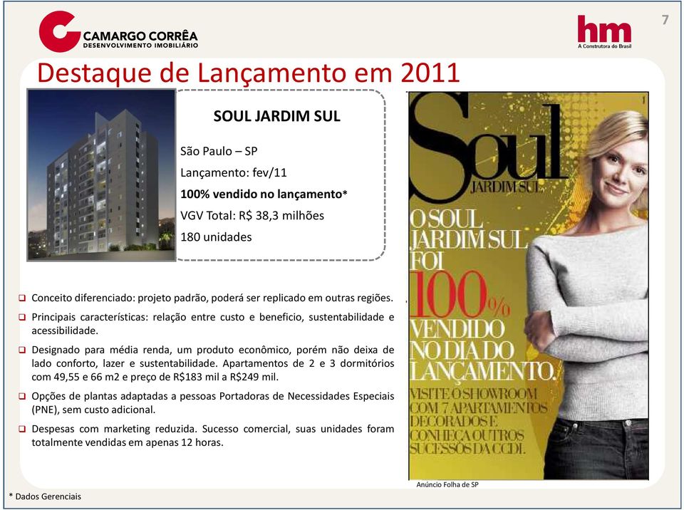 Designado para média renda, um produto econômico, porém não deixa de lado conforto, lazer e sustentabilidade. Apartamentos de 2 e 3 dormitórios com49,55e66m2epreçoder$183milar$249mil.