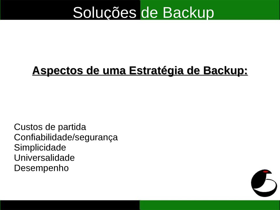 partida Confiabilidade/segurança