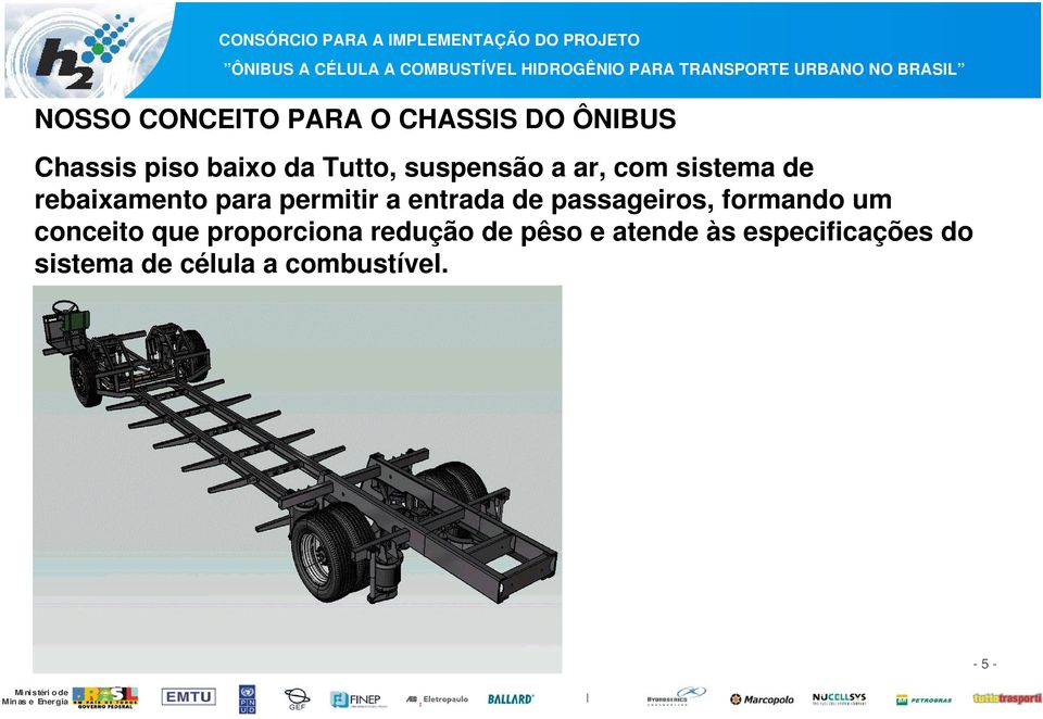 de passageiros, formando um conceito que proporciona redução de pêso