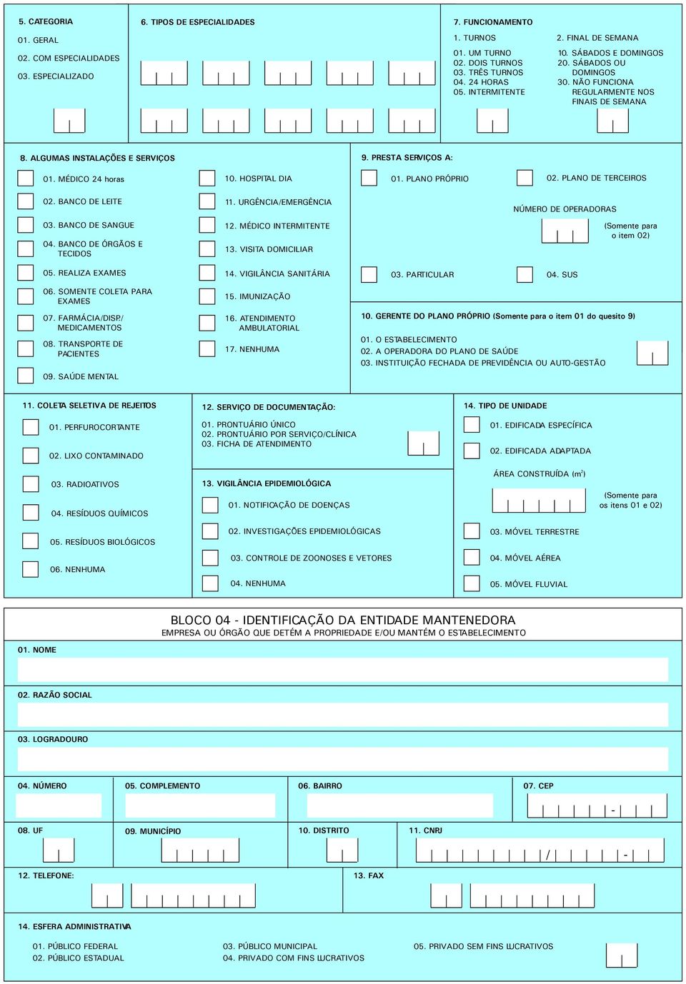 ALGUMAS INSTALAÇÕES E SERVIÇOS 9.