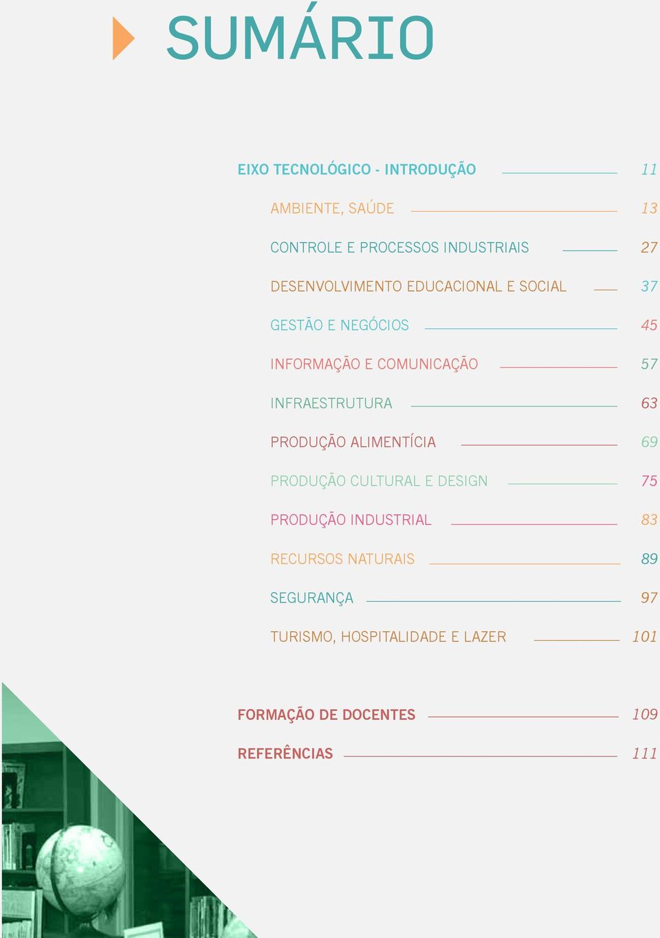 Produção Alimentícia Produção Cultural e Design Produção Industrial Recursos Naturais SEGURANÇA