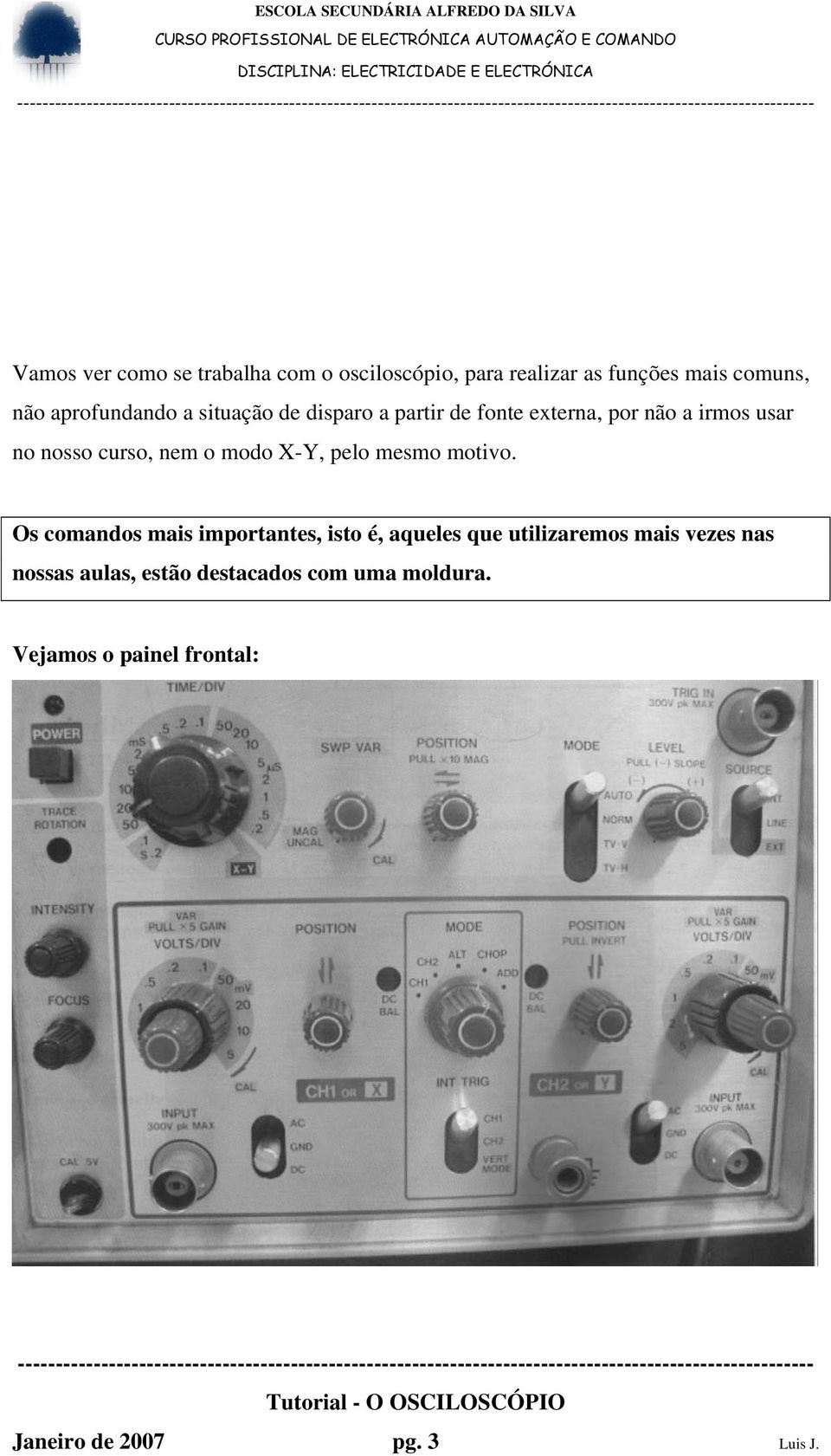 o modo X-Y, pelo mesmo motivo.