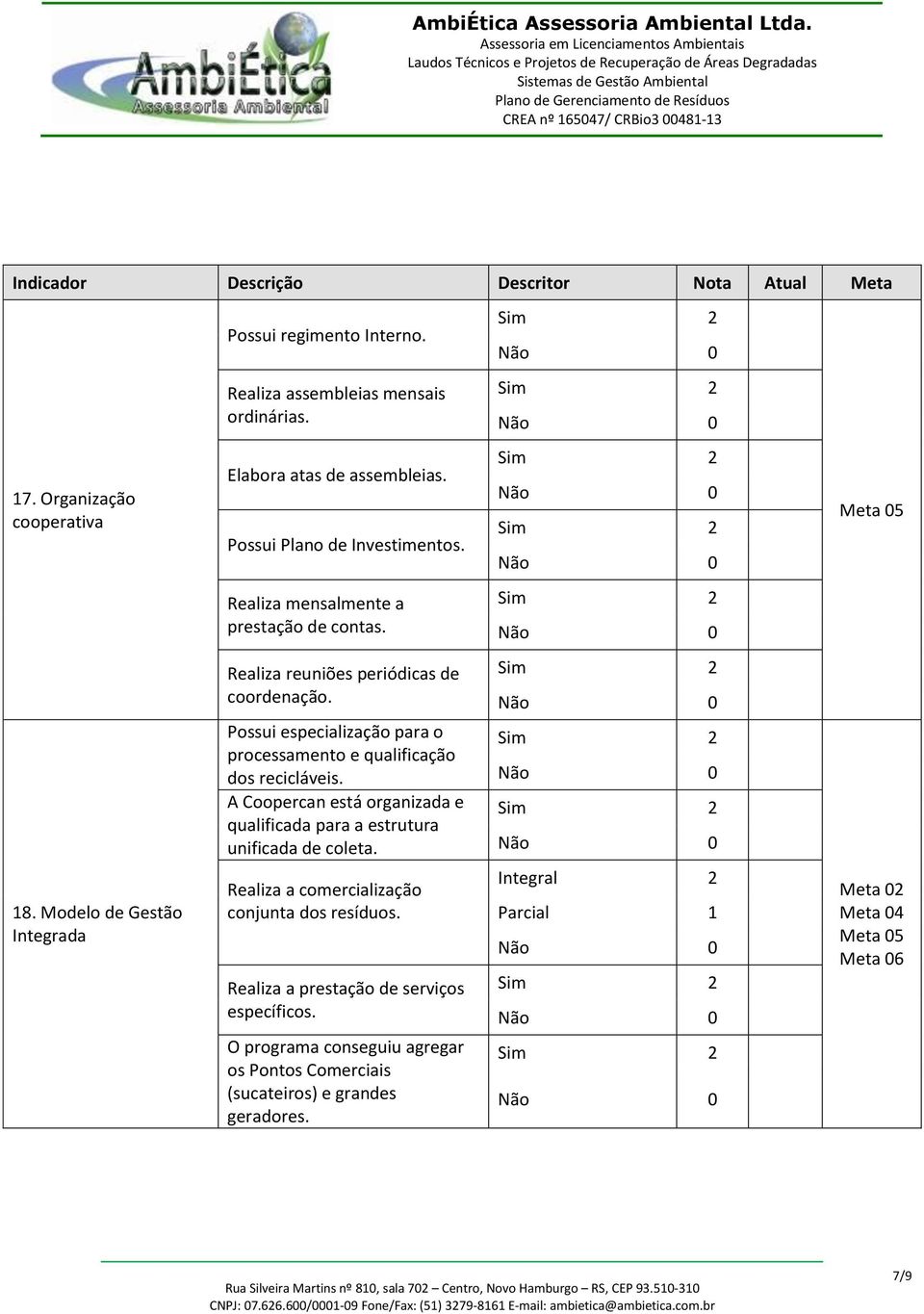 Possui especialização para o processamento e qualificação dos recicláveis. A Coopercan está organizada e qualificada para a estrutura unificada de coleta.