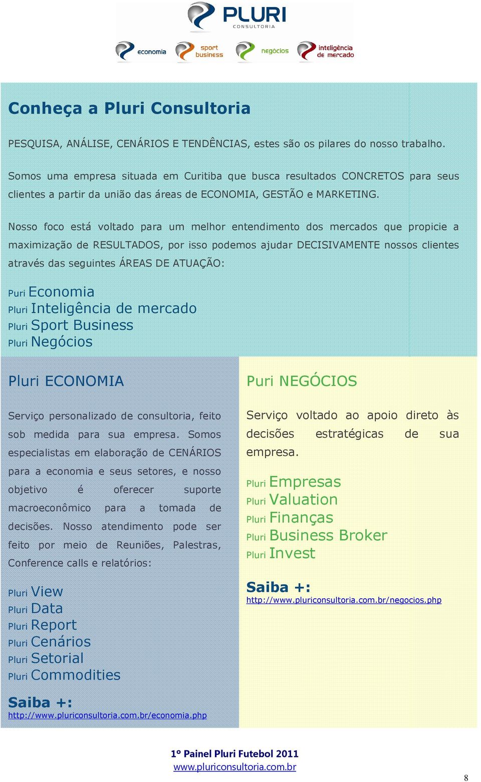 Nosso foco está voltado para um melhor entendimento dos mercados que propicie a maximização de RESULTADOS, por isso podemos ajudar DECISIVAMENTE nossos clientes através das seguintes ÁREAS DE