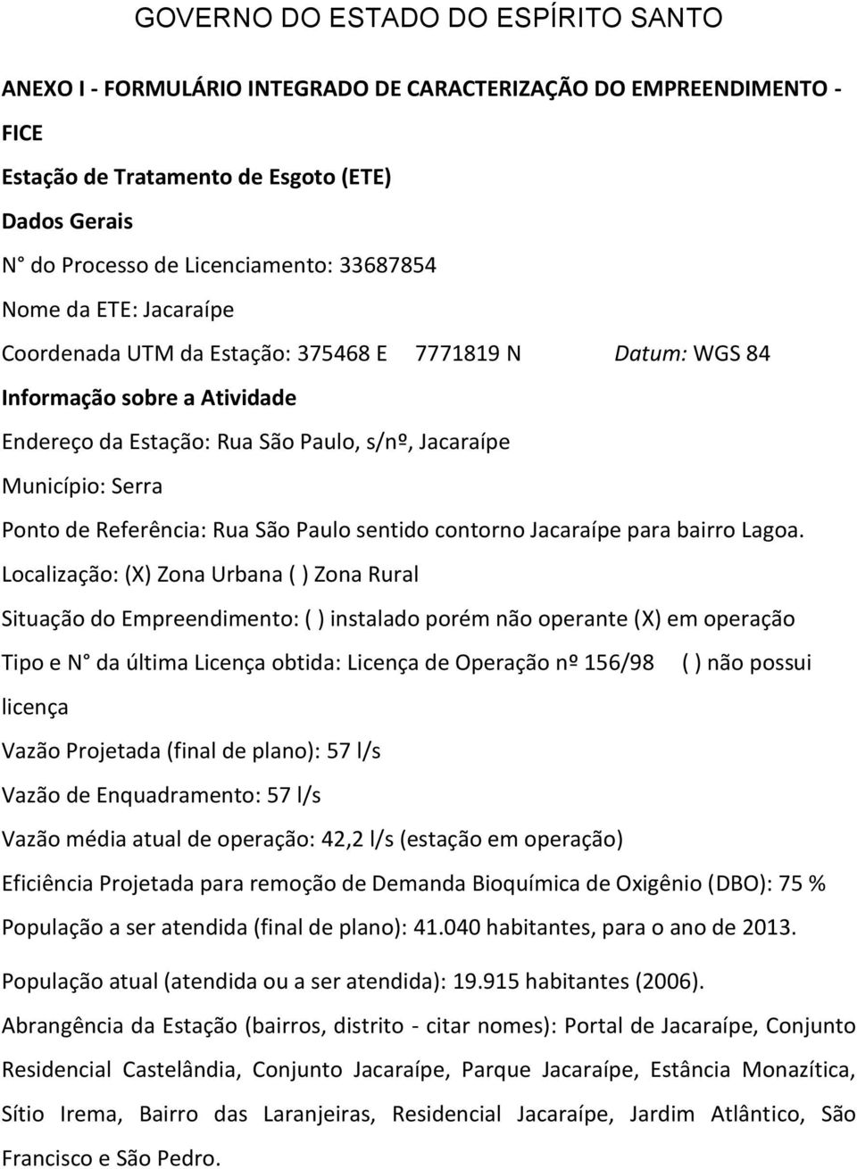 Jacaraípe para bairro Lagoa.