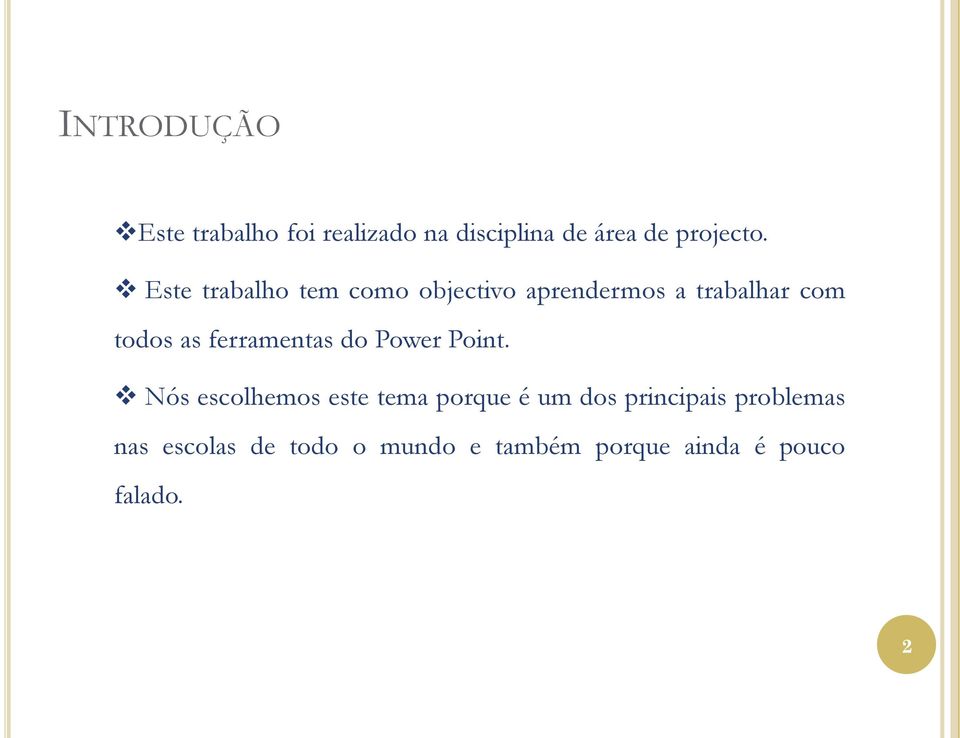 ferramentas do Power Point.