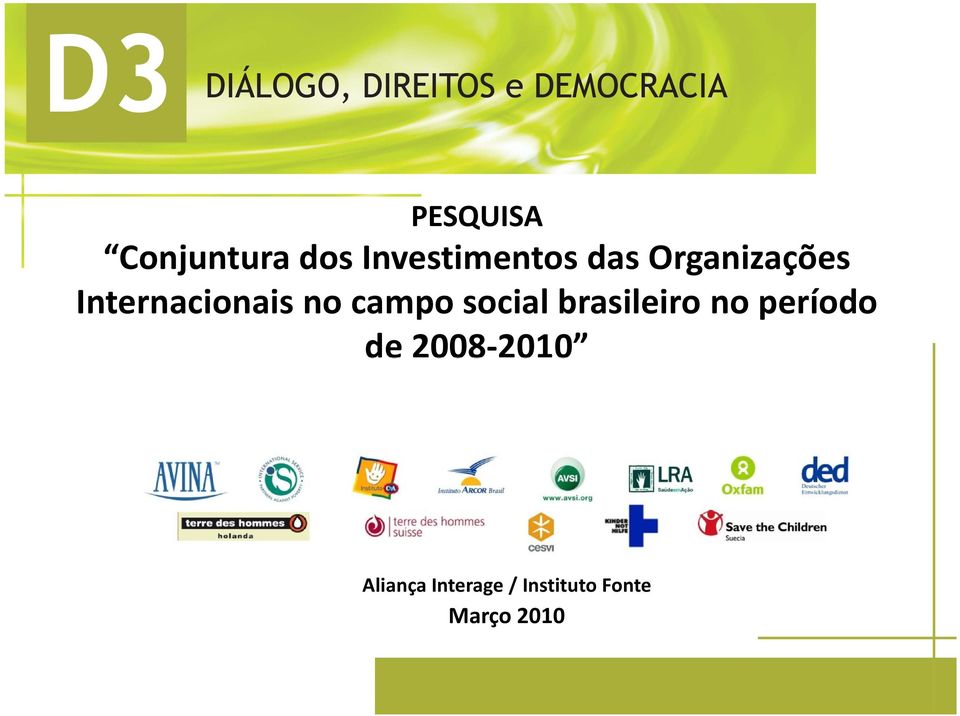 social brasileiro no período de 2008-2010