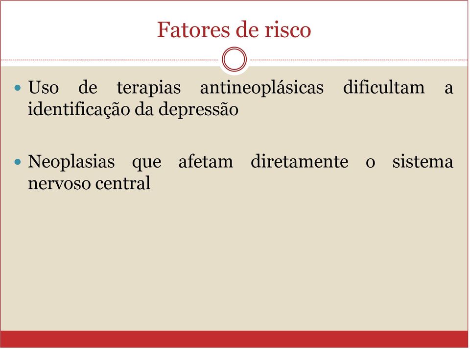 identificação da depressão