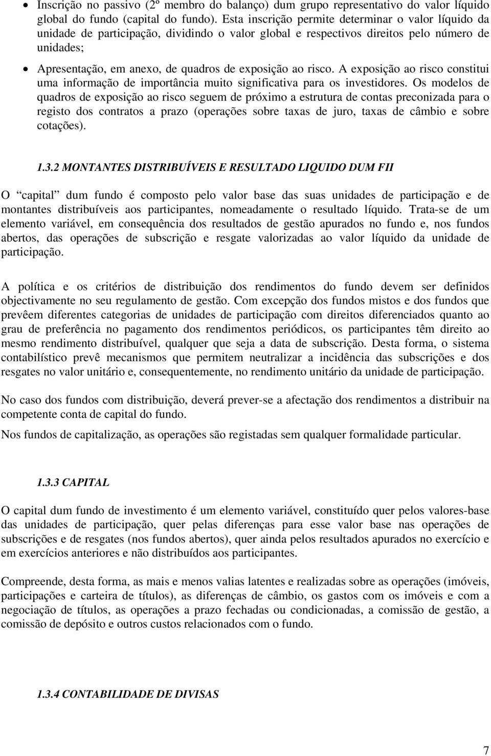 PLANO CONTABILÍSTICO DOS FUNDOS DE INVESTIMENTO IMOBILIÁRIO - PDF Download  grátis