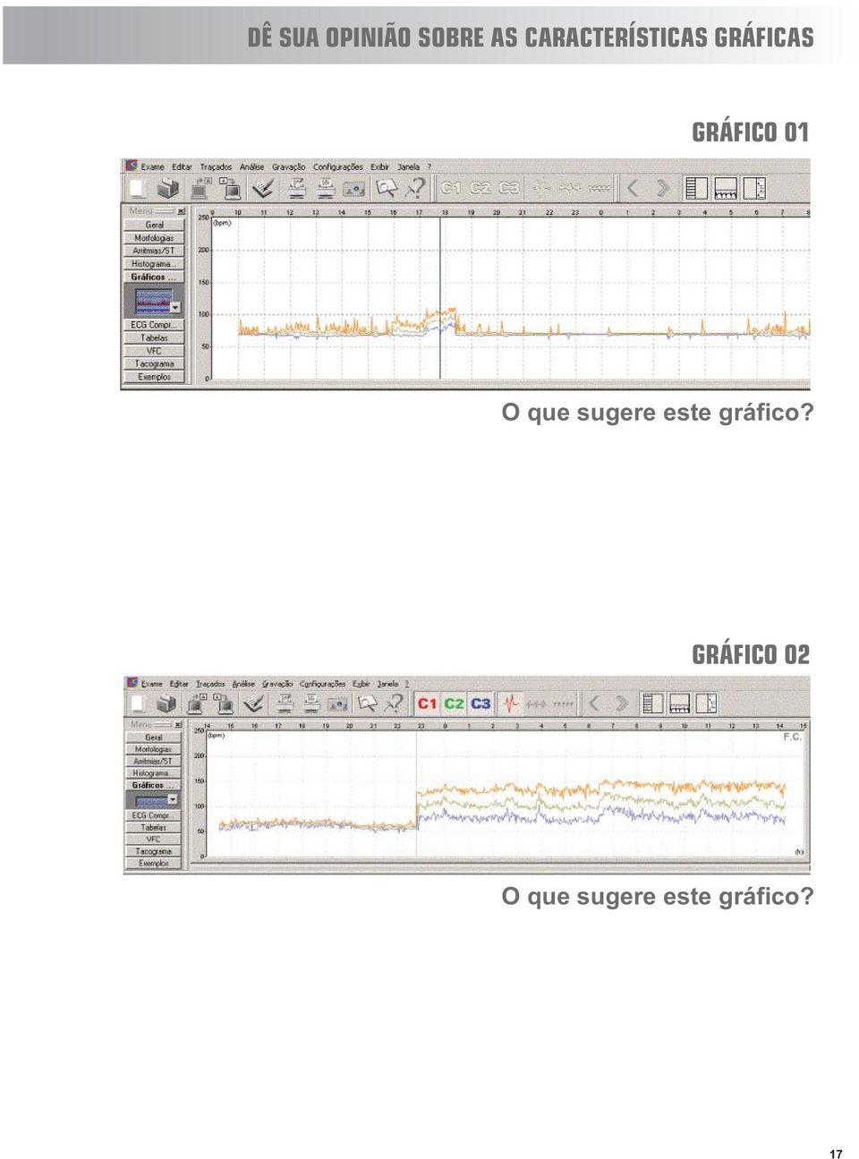 GRÁFICO 01 O que sugere este