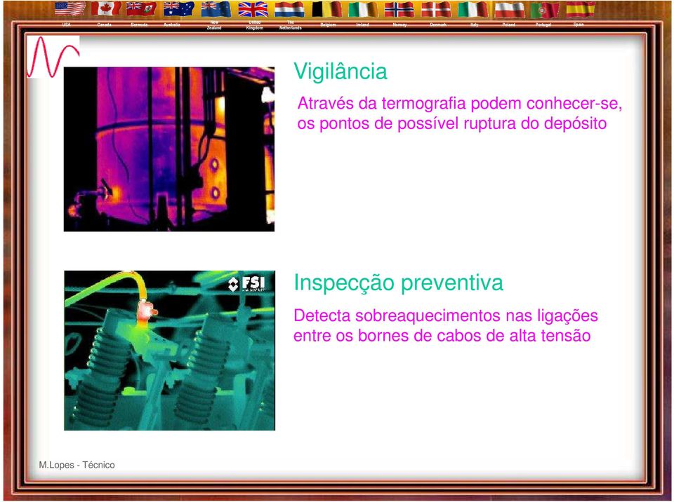 depósito Inspecção preventiva Detecta