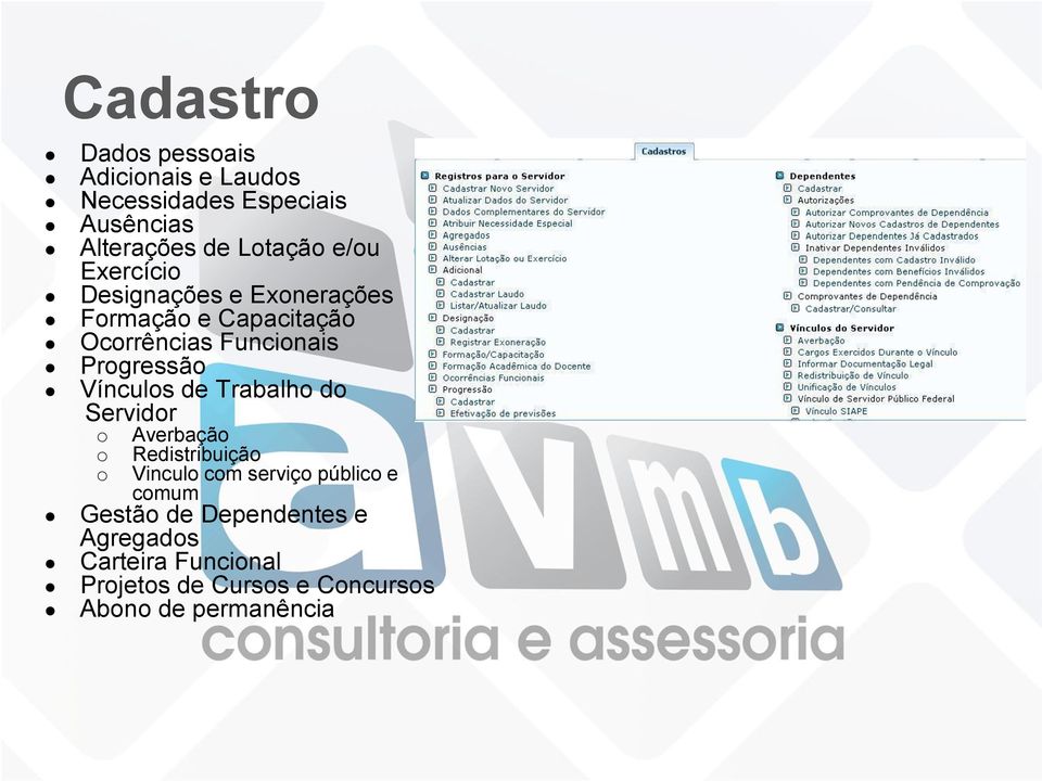 Prgressã Vínculs de Trabalh d Servidr Averbaçã Redistribuiçã Vincul cm serviç públic e