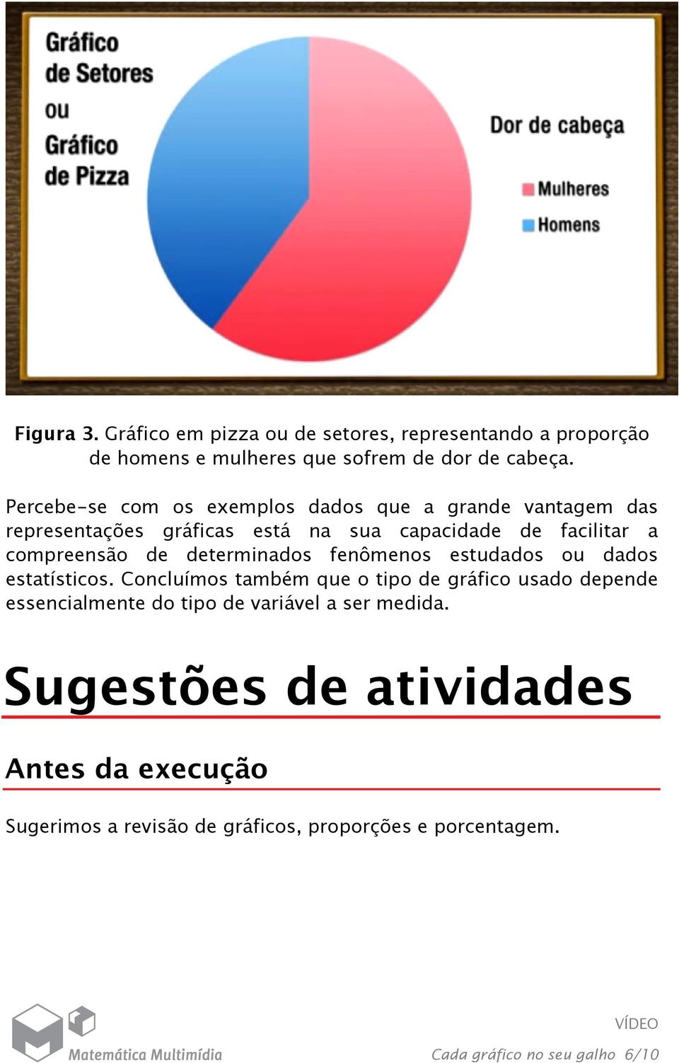 determinados fenômenos estudados ou dados estatísticos.