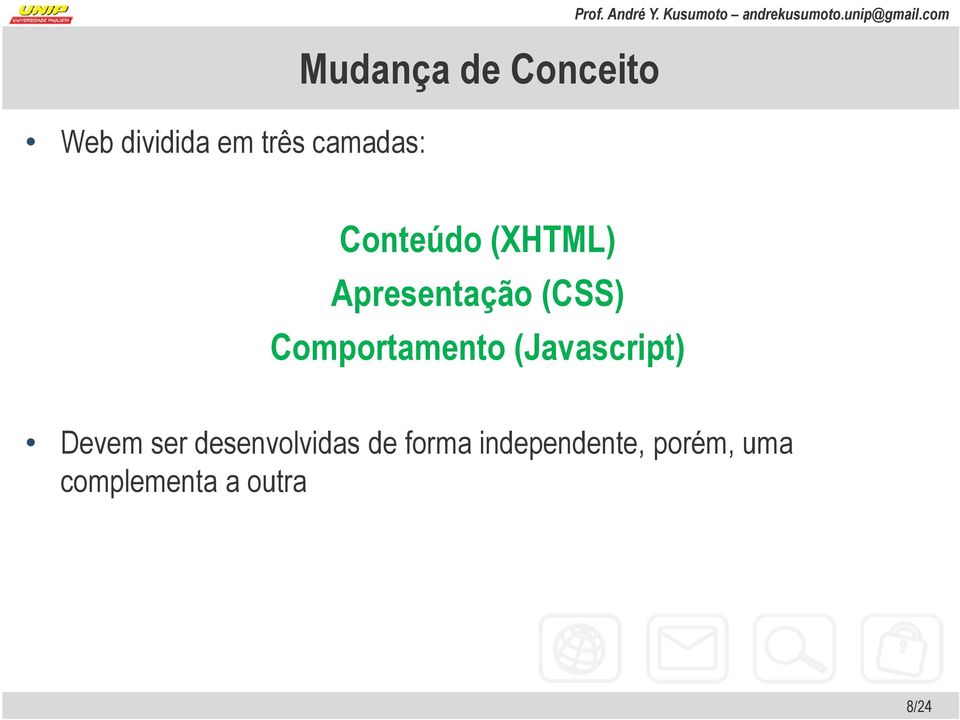 Comportamento (Javascript) Devem ser