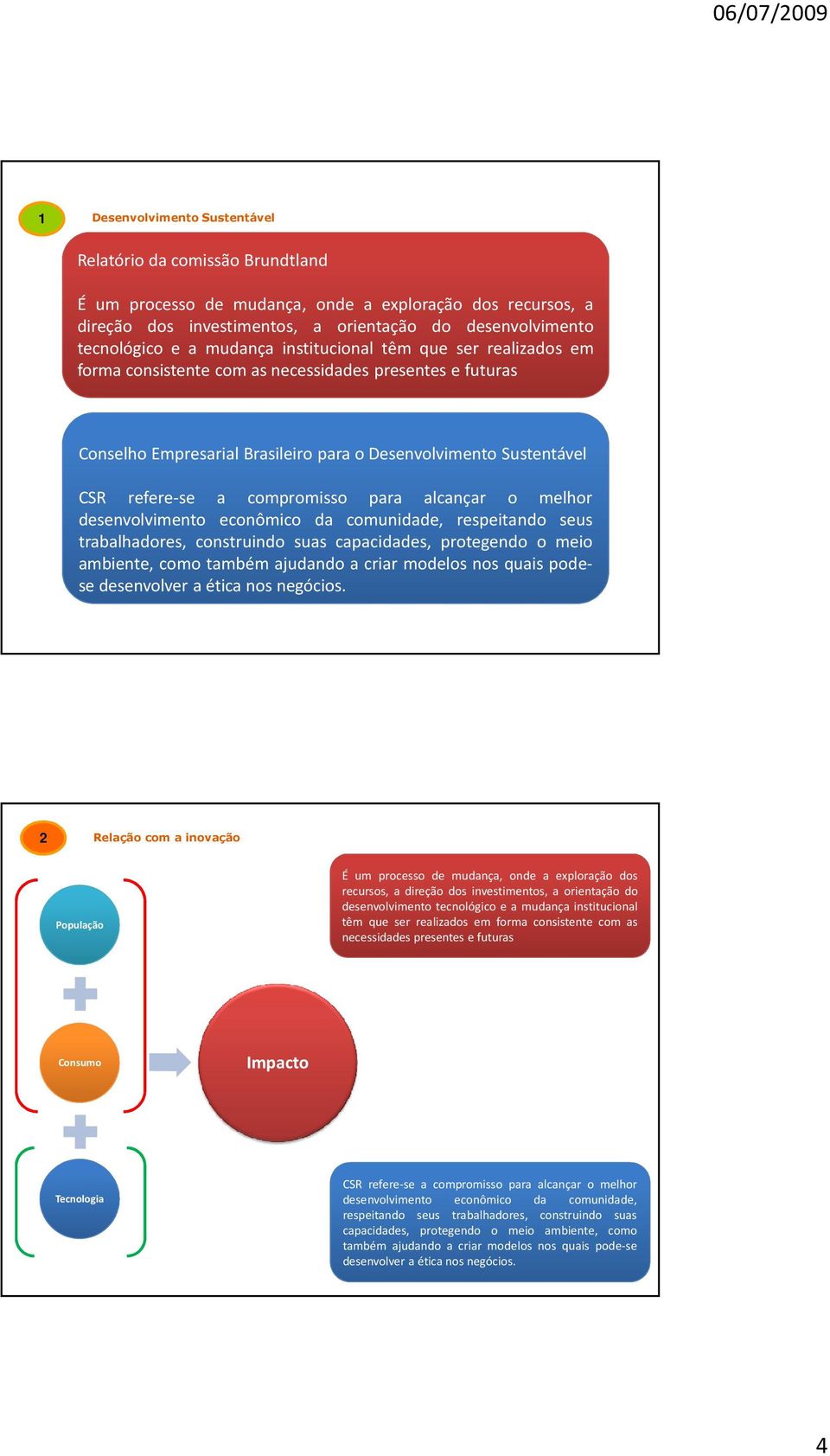 compromisso para alcançar o melhor desenvolvimento econômico da comunidade, respeitando seus trabalhadores, construindo suas capacidades, protegendo o meio ambiente, como também ajudando a criar