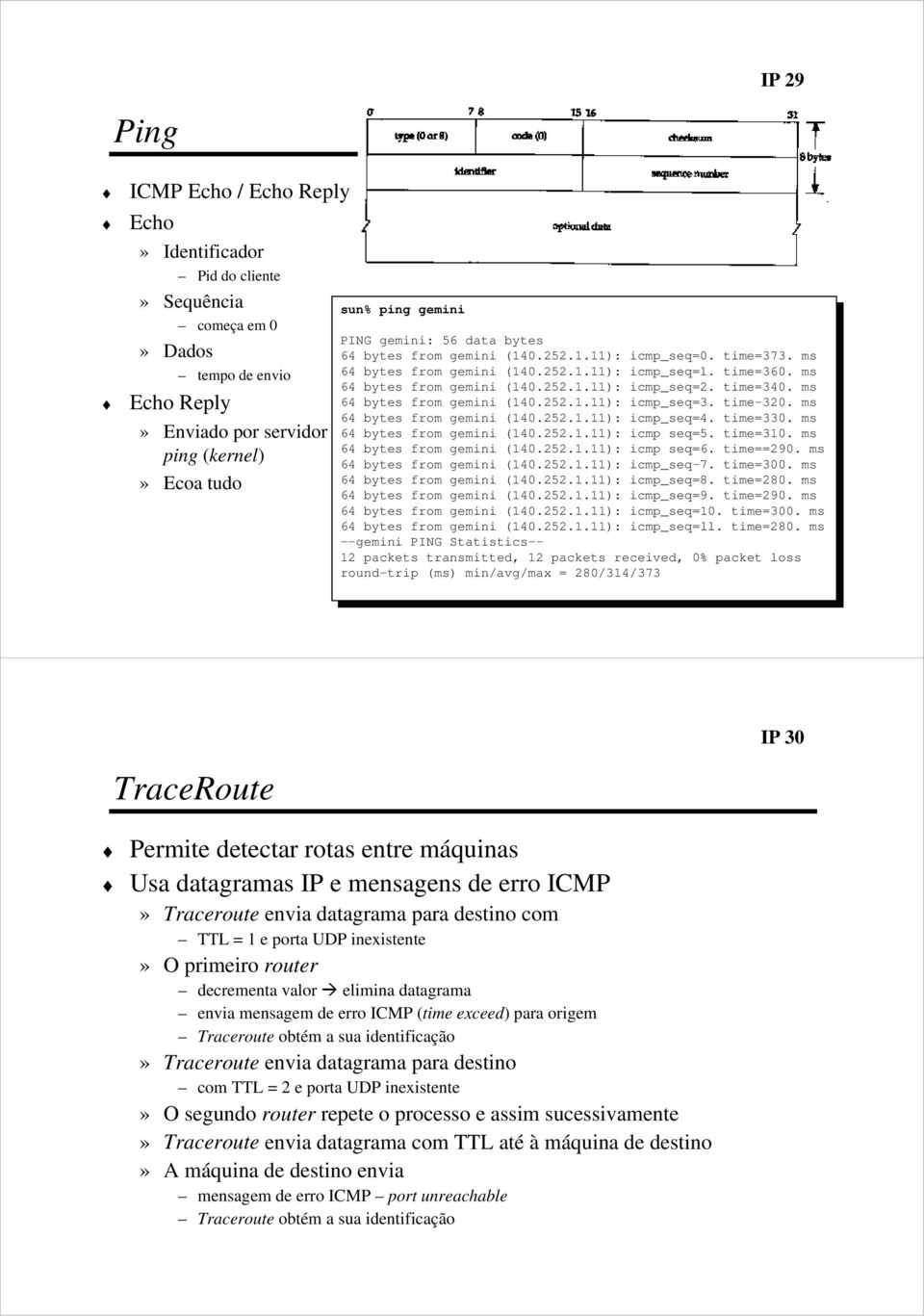 time=340. ms 64 bytes from gemini (140.252.1.11): icmp_seq=3. time-320. ms 64 bytes from gemini (140.252.1.11): icmp_seq=4. time=330. ms 64 bytes from gemini (140.252.1.11): icmp seq=5. time=310.