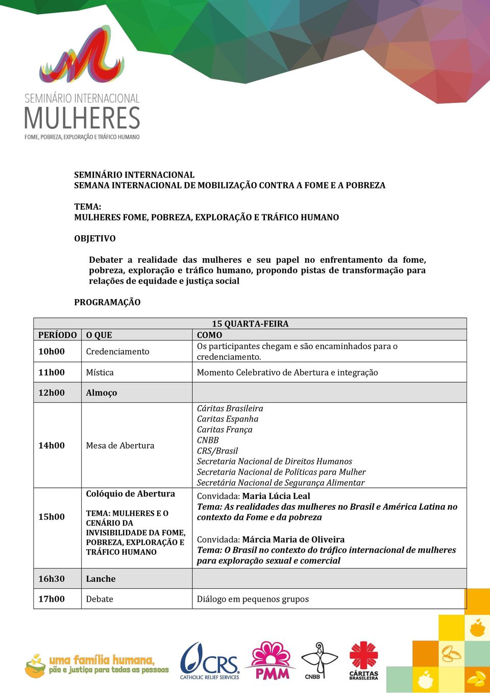 encaminhados para o 10h00 Credenciamento credenciamento.