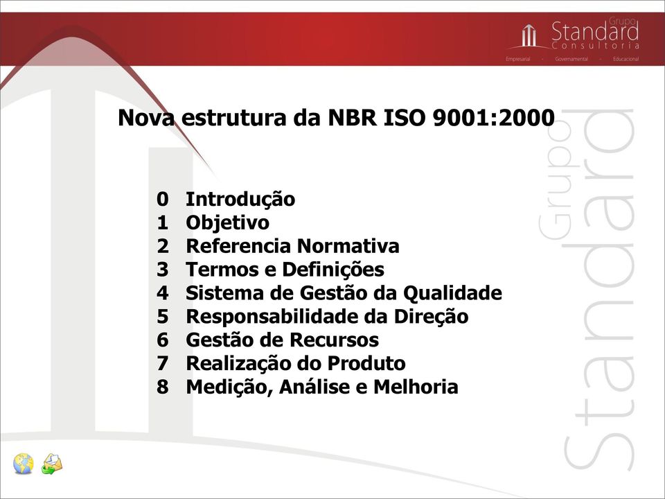 Gestão da Qualidade 5 Responsabilidade da Direção 6 Gestão