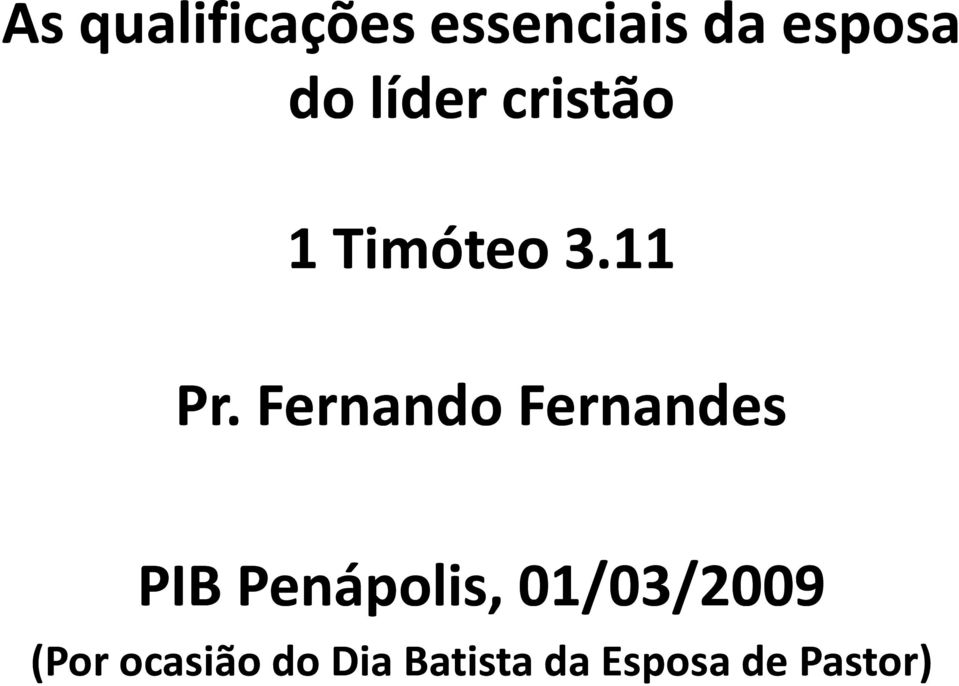 Fernando Fernandes PIB Penápolis,