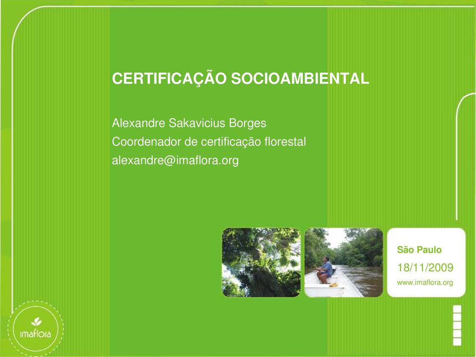 certificação florestal