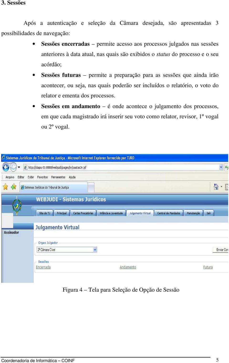 acontecer, ou seja, nas quais poderão ser incluídos o relatório, o voto do relator e ementa dos processos.