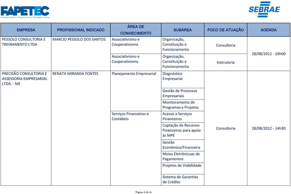 Constituição e Funcionamento RENATA MIRANDA FONTES Diagnóstico Empresarial Serviços Financeiros e Contábeis Monitoramento de Programas e Projetos