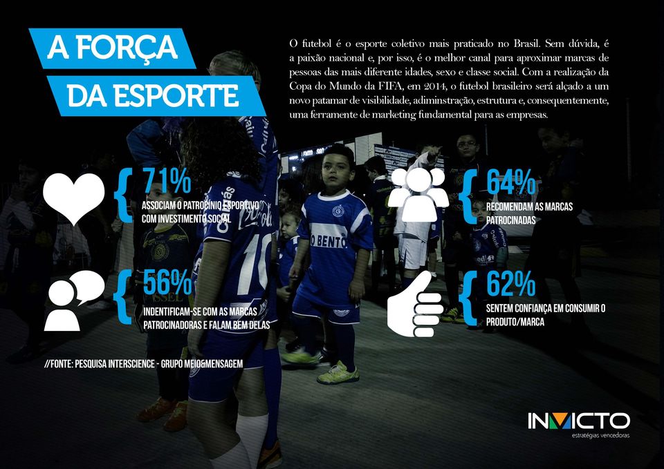 Com a realização da Copa do Mundo da FIFA, em 2014, o futebol brasileiro será alçado a um novo patamar de visibilidade, adiminstração, estrutura e, consequentemente, uma