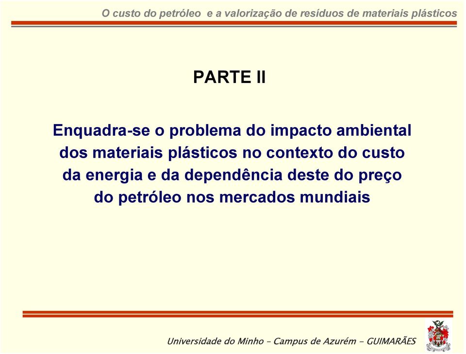 contexto do custo da energia e da